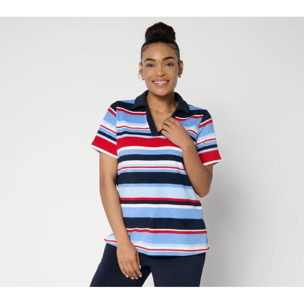 Belle by Kim Gravel Women's Top Sz L Make Your Black/Double Espress